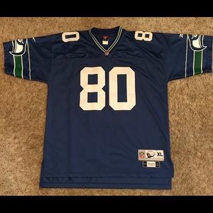 Throwback Football Jersey. Seattle Seahawk #80.